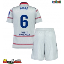 Camisa de Futebol Atletico Madrid Koke #6 Equipamento Alternativo Infantil 2026-27 Manga Curta (+ Calças curtas)